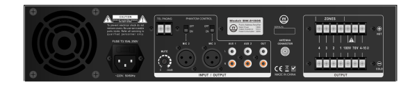 Amplificador Megafonía BW-8240S - Imagen 2