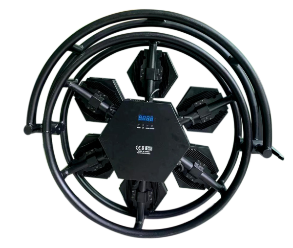 7x60W BLINDER con EFECTO HALO-7 - Imagen 2