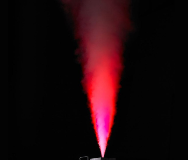 Máquina de humo QF-M3; Salida de humo vertical + LED RGB - Imagen 2
