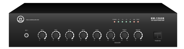Amplificador Megafonía BW-1560B